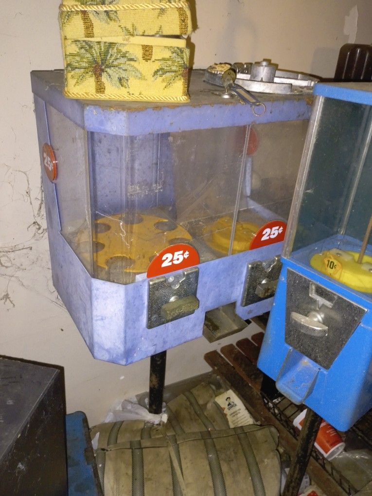 Two Gum Ball Machines