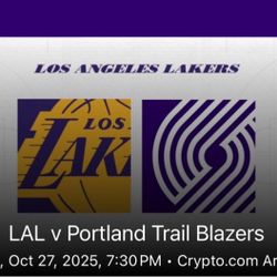 LAL Vs Portland Trial Blazers