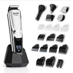 Waterproof & Cordless 21 Piece Mens Grooming Kit. Brand New
