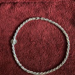SILVER ROPE CHAIN