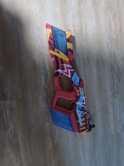 It's a water gun idk the brand but got it from target but I don't use it anymore it works Idk how to record it shooting only a photo but yea I want ma