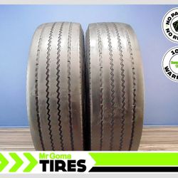2 MICHELIN XZE LRH 245/70R19.5 USED TIRES  136/134N 6.5/32 TREAD * PRODUCTION YEAR 2017 - 2021 * INSTALLATION INCLUDED *  
