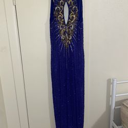 Royal Blue Evening Gown 