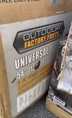 Universal 54” 3 Bin Mower Bagger