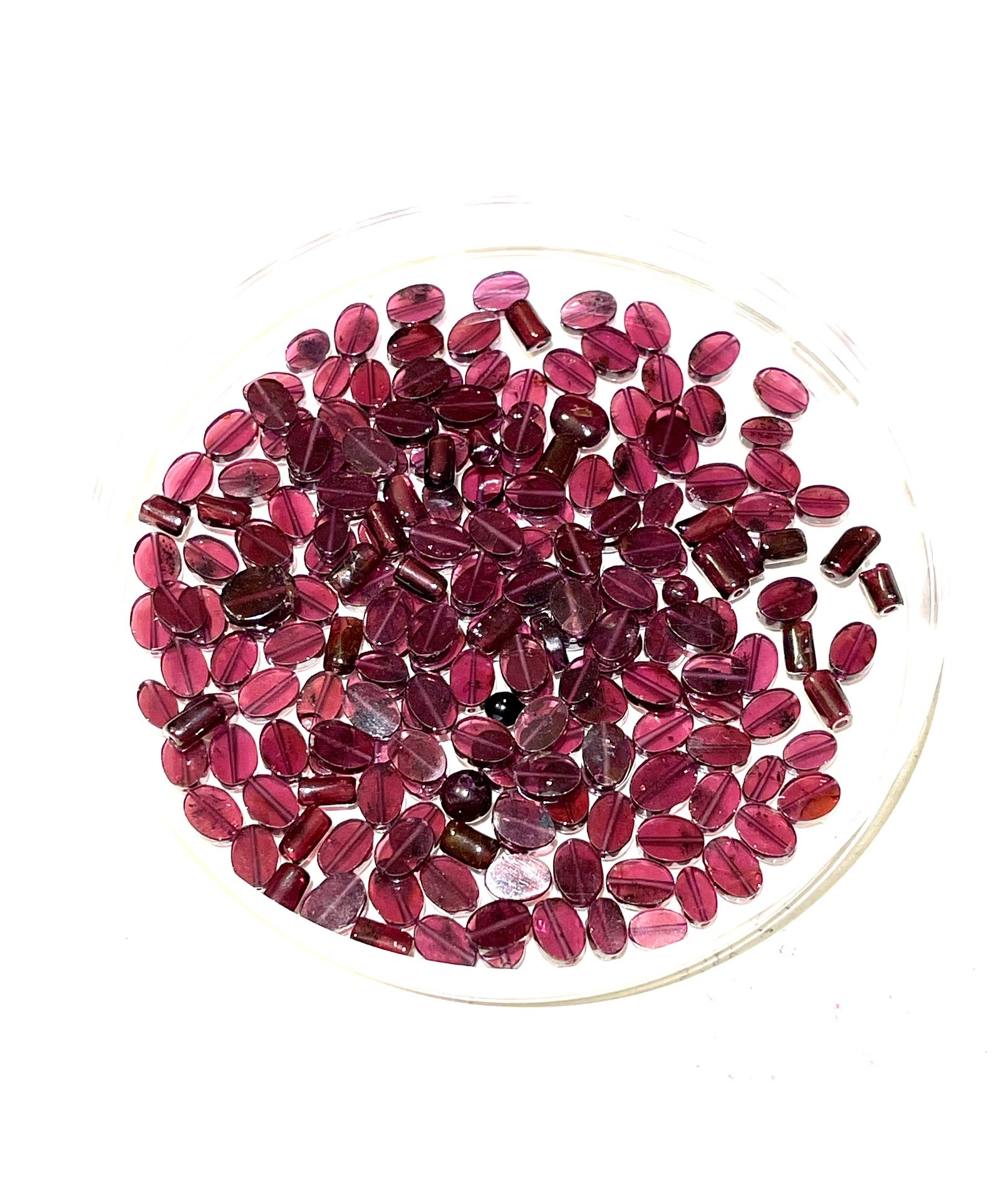 Lot Of Various Garnet Beads