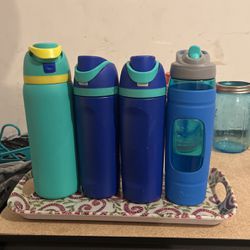 Water Bottles And Mason Jars