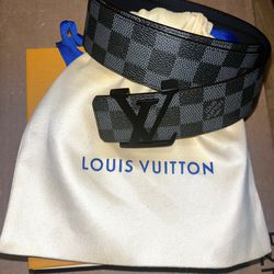 Louis Vuitton Damier Graphite Belt (100/40)