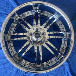 Savini SV9 Chrome 2-Piece Staggered Wheels