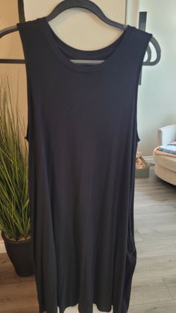 Black Sleeveless Dress Size 16/18 XL