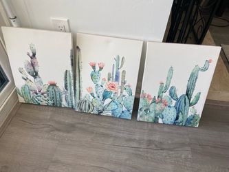 Wall art Three canvas prints