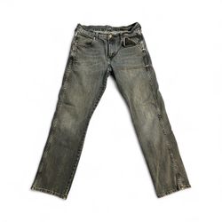 Wrangler Men's Straight Jeans - Gray 33/32