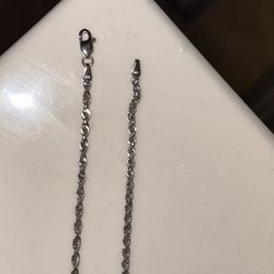 White Gold Rope Chain
