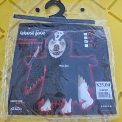 Ghostface Dog Costume 