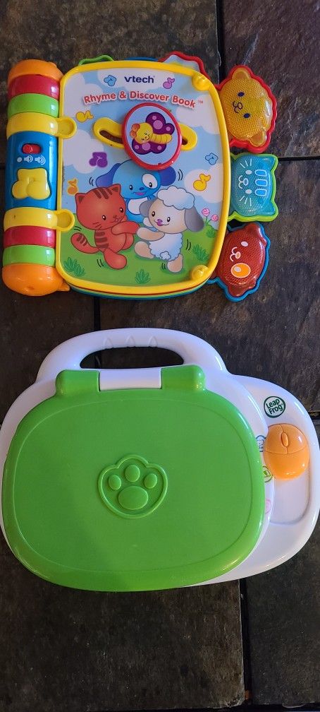 Leapfrog my own learn laptop with Rhyme and Discover book