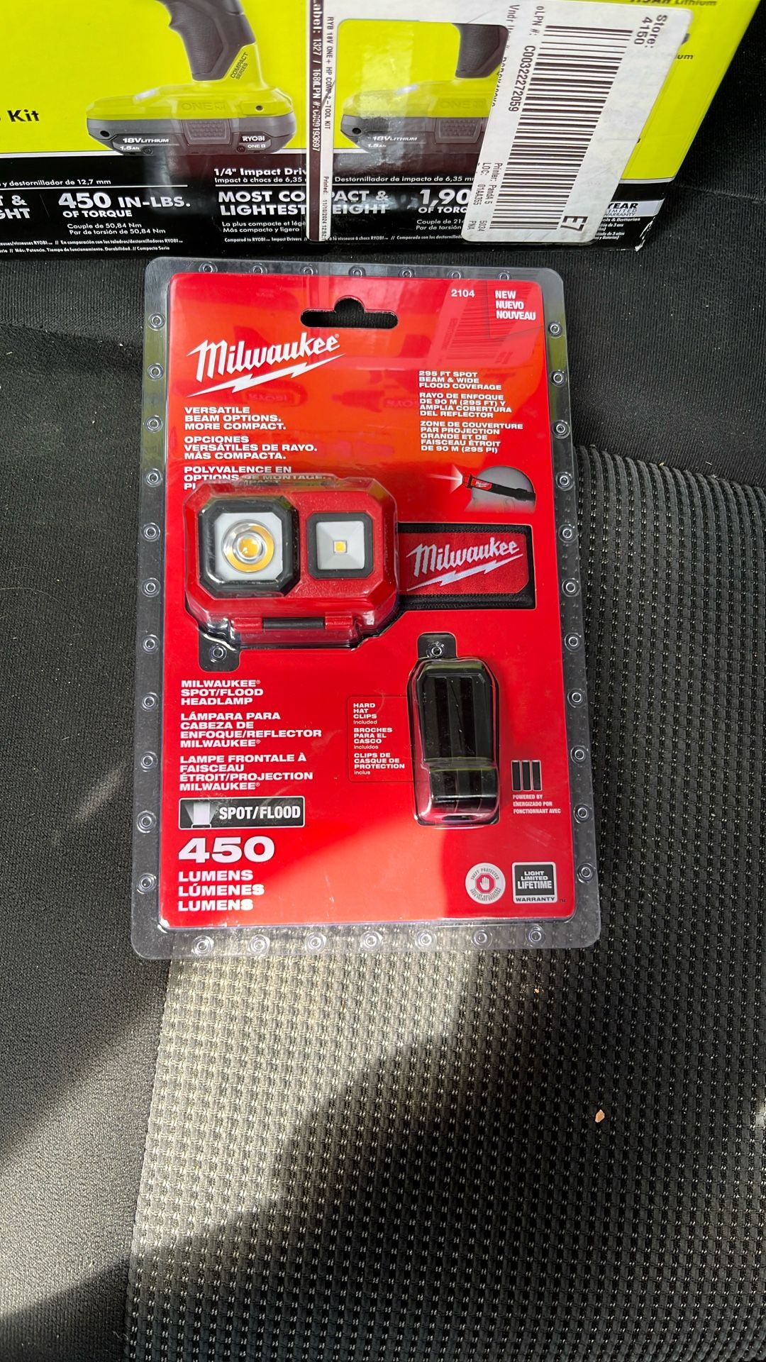 Milwaukee spot flood headlight