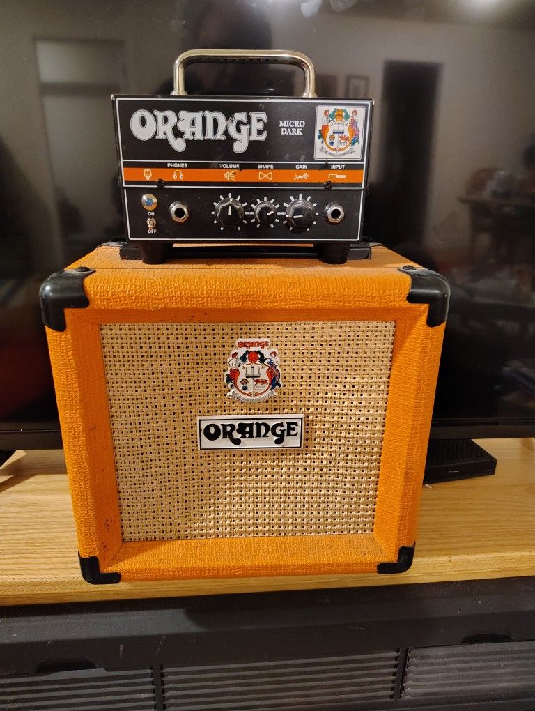 Orange Micro Dark Head W/8" Cabinet 