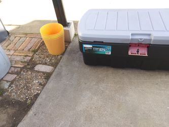 Big Plastic tool Box or Storage Box