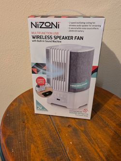 Bluetooth speaker and fan combo