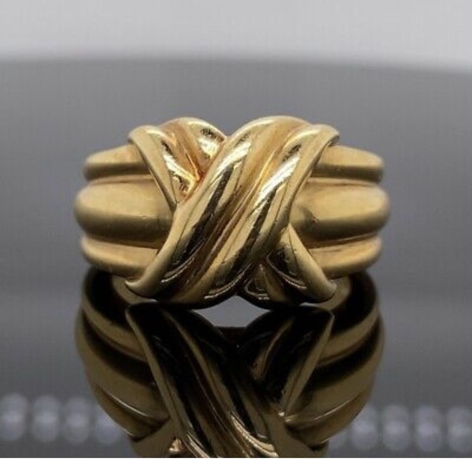 1990 Tiffany And Co Knot Ring Size 6.5