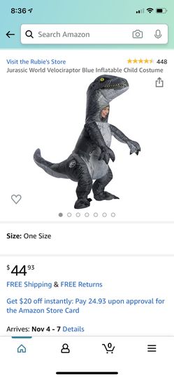 Dino child inflatable one size