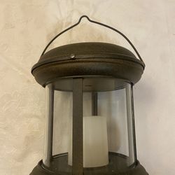 Set of two New Bright Color Solar Lanterns - LED Warm Light Hanging Lights for Outdoor 