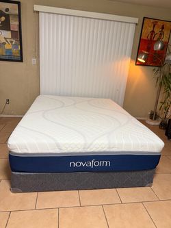 QUEEN SIZE SET NOVAFORM, LIKE NEW