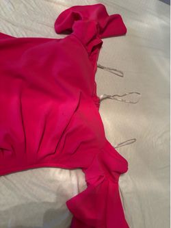 Calvin Klein STUNNING & GORGEOUS Elegant Dress Fuchsia Hot Pink ❤️tb9j13