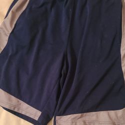 NBA Mens basketball shorts XL . Lined, drawstring, no pockets, 24" long, Dallas Cowboys blue and gray. East, west, north