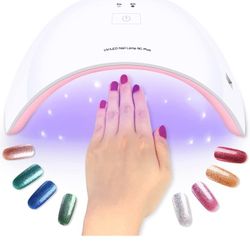 36W UV LED Nail Lamp, Nail Dryer Light for Gel Polish UV Nail Light Curing with Time Setting,for Manicure Pedicure