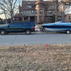 🌞 1986 Four Winn 20” Boat /Four Winn Tandem Trailer/V8 Eng./good Condition Need A Windshield $1800 Possible Trade And Cash