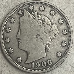 1906 Liberty “V” Nickel