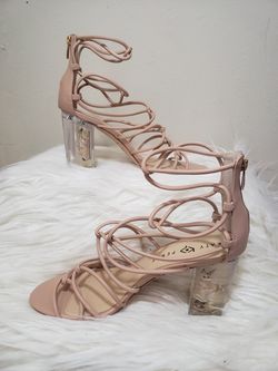 Katy Perry the janelle block heels nude size 11
