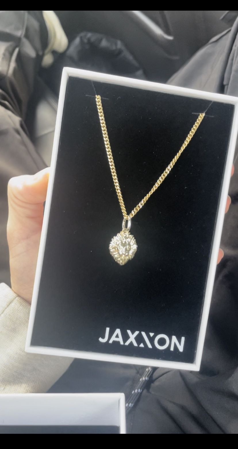 Jaxxon gold diamond plated x style chain