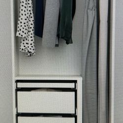 IKEA Pax wardrobe with Komplements
