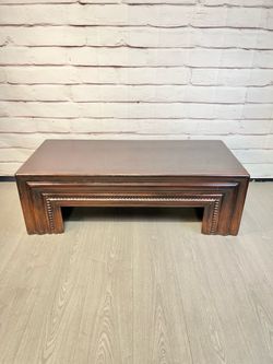 Arhous Millie Coffee Table Bench Dark Brown