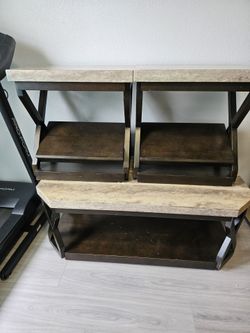 Faux Marble Table (Set of 3)