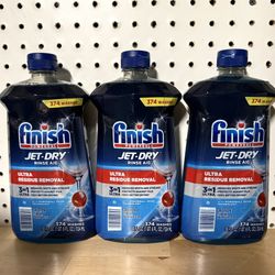 Brand New Large Finish Jet Dry 38 Oz - $7 Each