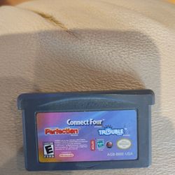 Connect Four/Trouble/Perfection Gameboy Advance Game