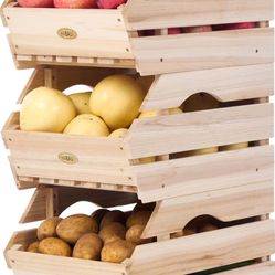 Wood storage bin Brand New