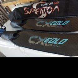 Spetton Eolo Carbon Fiber Blades Kayak Aletas Fins Scuba Dive Gear Fishing Rod Pathos 