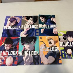 Blue Lock Volumes 1,4,6,7,8,9 and 10