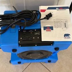 New B-Air RA-650 HEPA Air Scrubber Commercial Industrial Grade Purifier Negative Air Machine for Water Damage Restoration