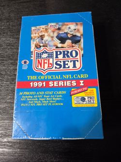 1991 pro set football series 1 box