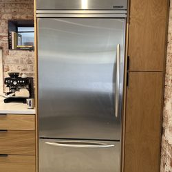 KitchenAid Built-In Refrigerator (36”) – Works Great – Must Go This Week