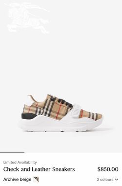 Burberry trainers