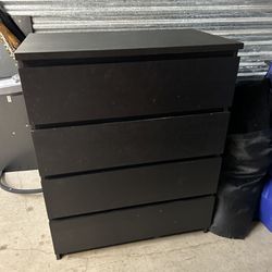 Black IKEA dresser