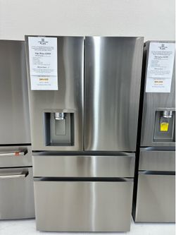 ⛱️😎 LIMITED TIME SUMMER SALE SAVE 50% on a 29 Cu. Ft. Stainless Steel Standard Depth 4-Door French Door Refrigerator