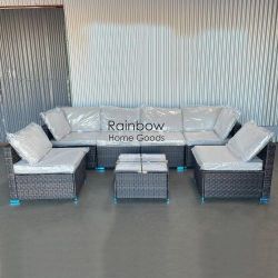 7pc Outdoor Sectional Patio Furniture set