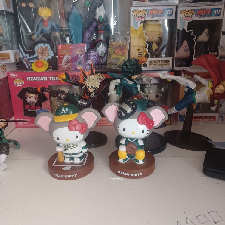 Sanrio Hello Kitty Red Bow 2015 Oakland A's Bobblehead SGA - New Toys & Collectibles |