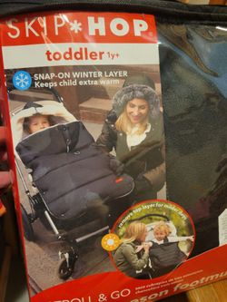 Skip Hop toddler stroll & go three-season footmuff
